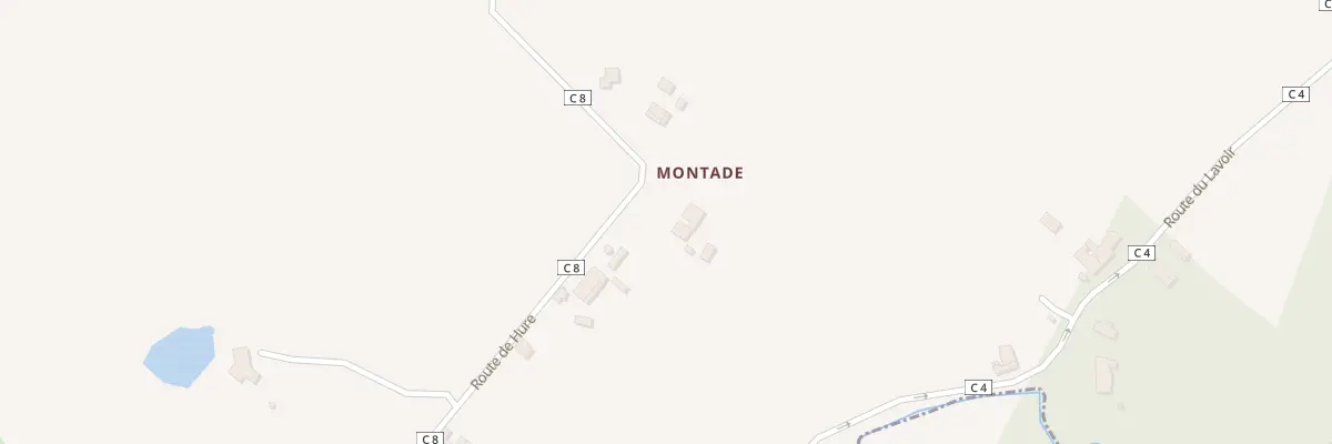 Plan du 498 Rte de Hure à Noaillac