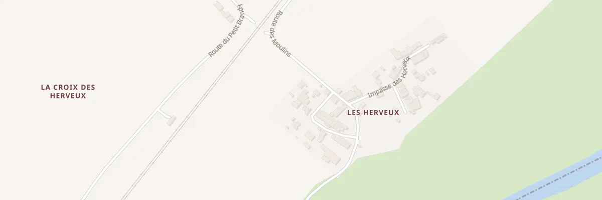 Plan du 5514 Les Herveux à Saint-Aigulin