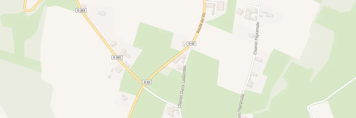 Plan du 5021 Darre Lasbordes à Tarasteix