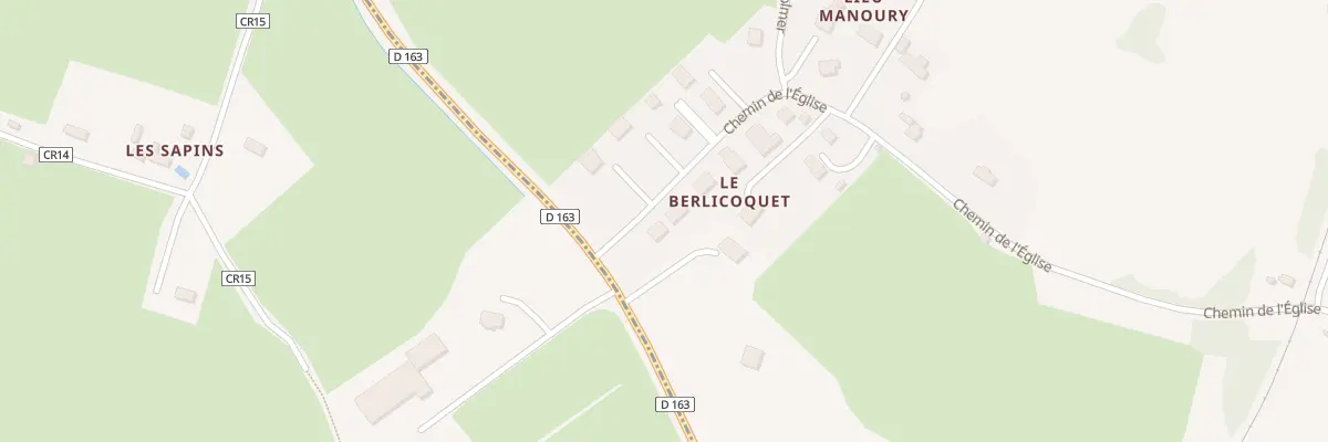 Plan du 1393 Che de l’Église à Saint-Vaast-en-Auge