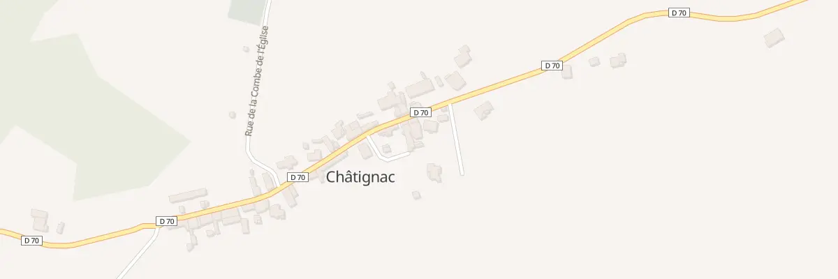 Plan du 32 Rte des Fours A Pains à Châtignac