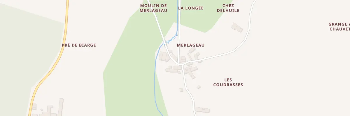 Plan du 4 Rue du Moulin à Eau à Saint-Fraigne