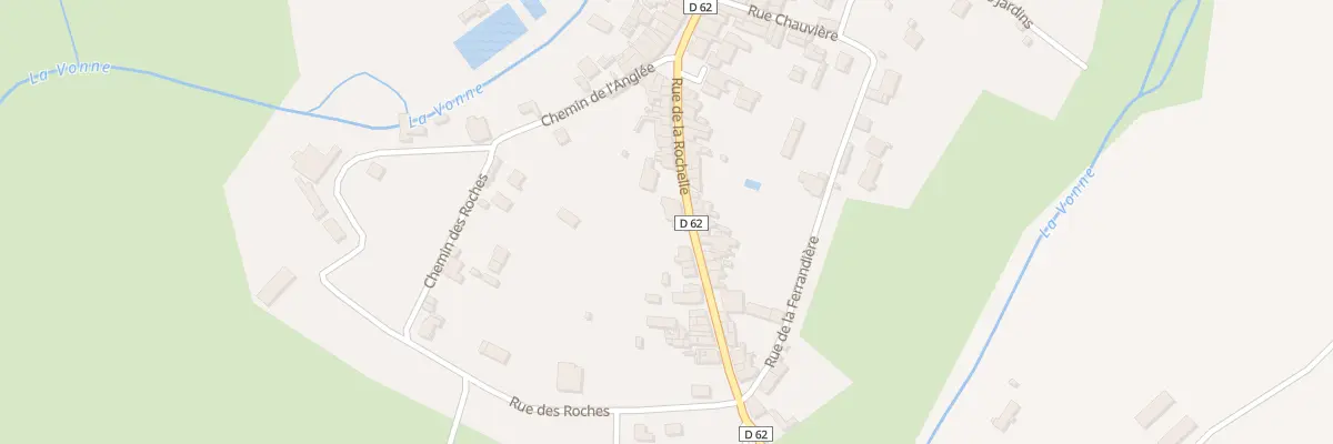 Plan du 18 Rue de la Rochelle à Sanxay