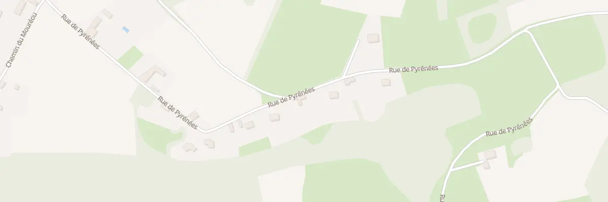 Plan du 72 Rue des Pyrénées à Lahitte-Toupière