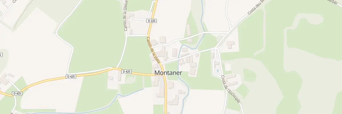 Plan du 95 Pl de la Mairie à Montaner
