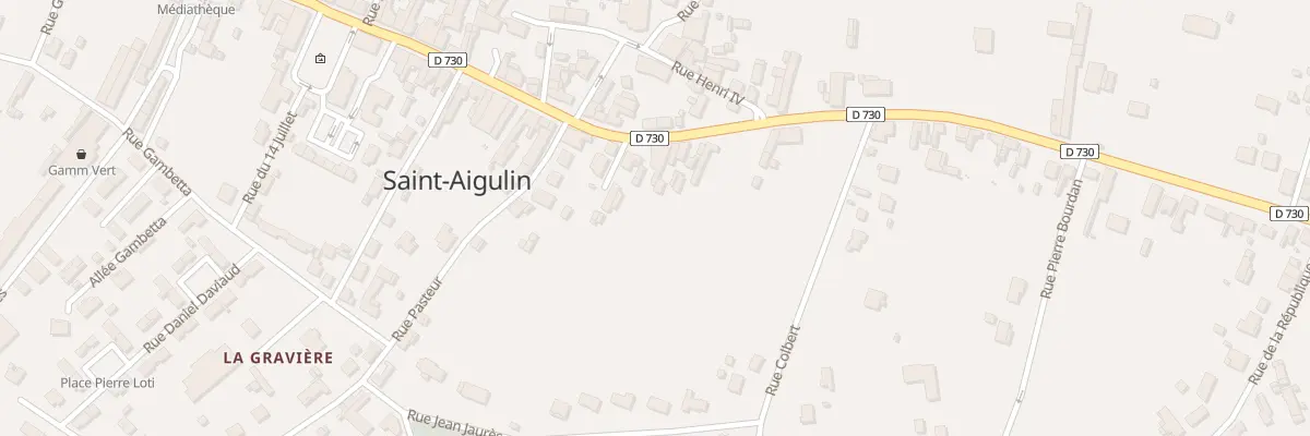 Plan du 14 Av Georges Clemenceau à Saint-Aigulin