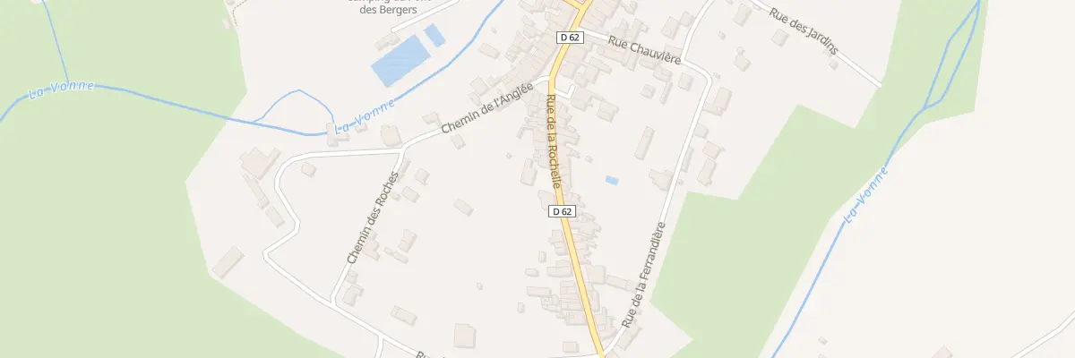 Plan du 14 Rue de la Rochelle à Sanxay