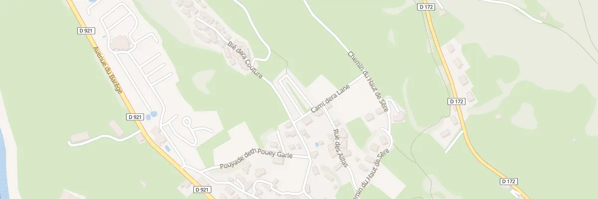 Plan du 5278 Le Bazaroux à Esquièze-Sère