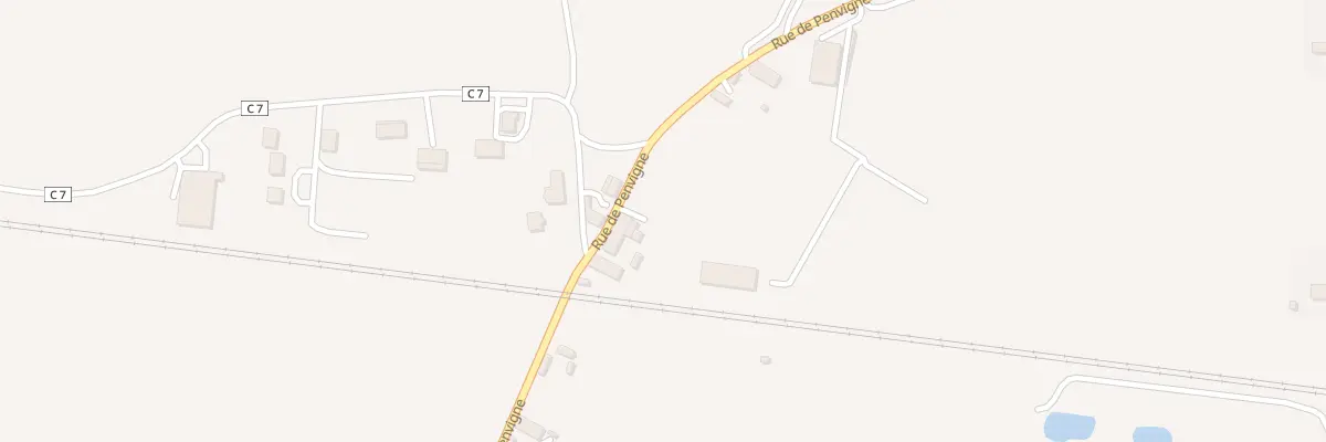 Plan du 44B Rue de Penvigne à Villebernier