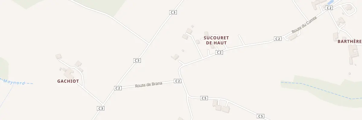 Plan du 5073 A Sucouret de Haut à Bourrouillan