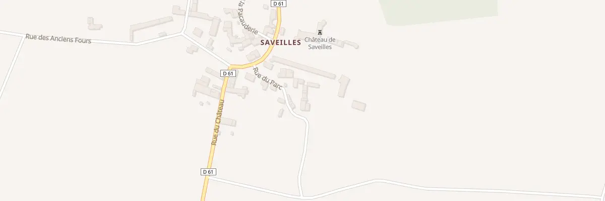 Plan du 105 Saveilles à Paizay-Naudouin-Embourie