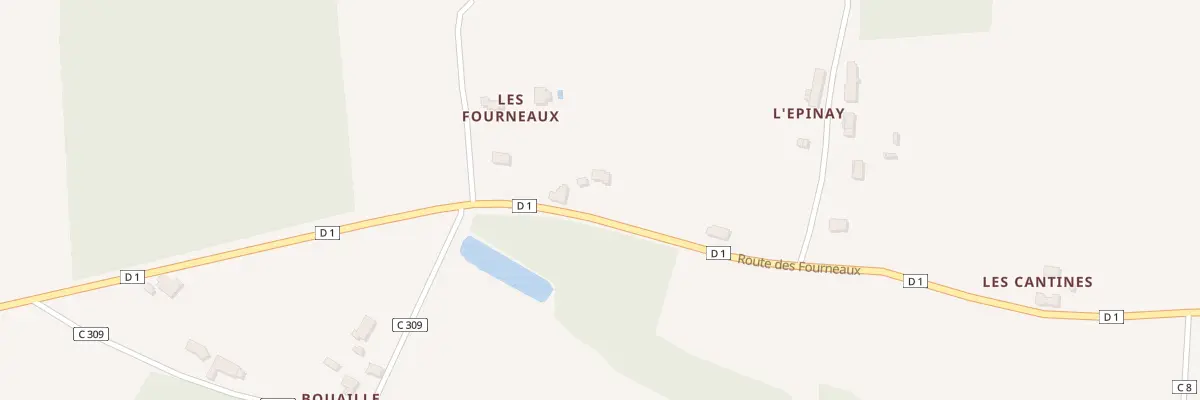 Plan du 1062 Rte des Fourneaux à Mieuxcé