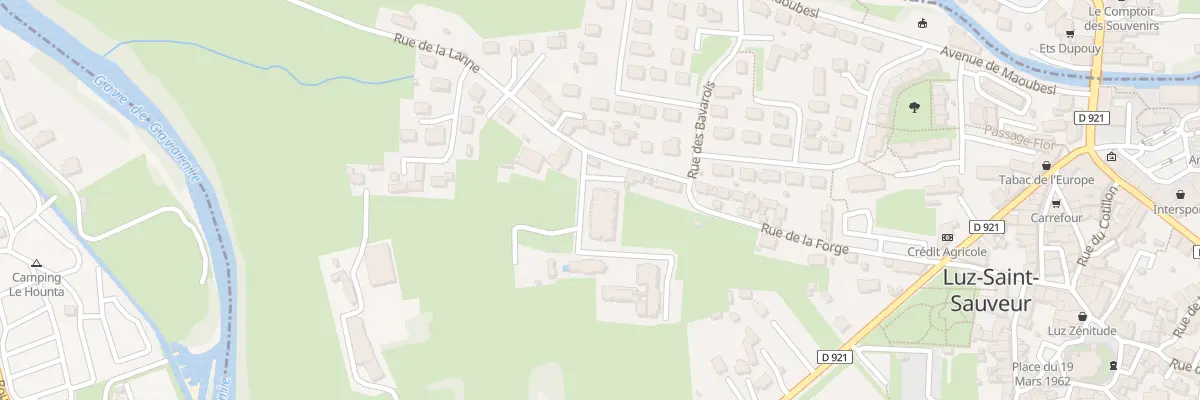 Plan du 3 Rue de la Lanne à Luz-Saint-Sauveur