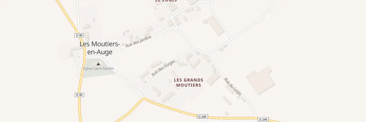 Plan du 6 Rue des Forges aux Moutiers-en-Auge