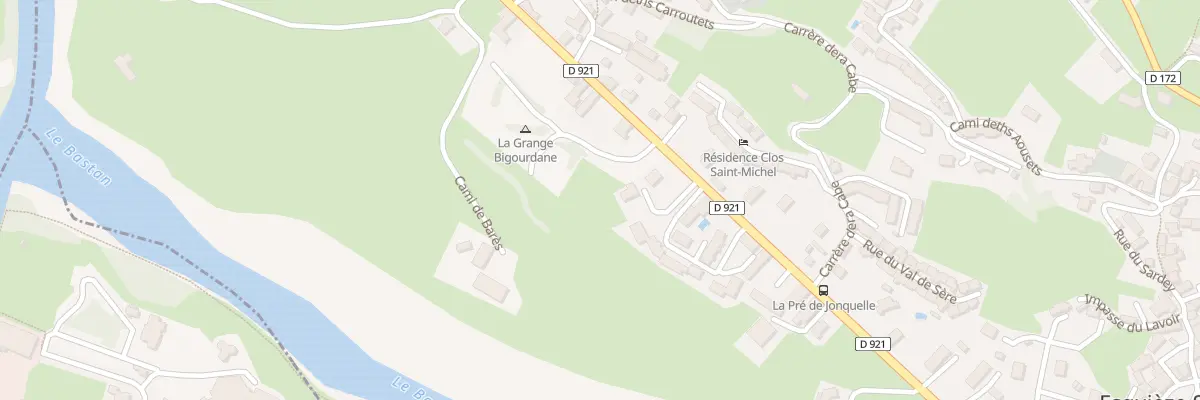 Plan du 5136 Le Bares à Esquièze-Sère