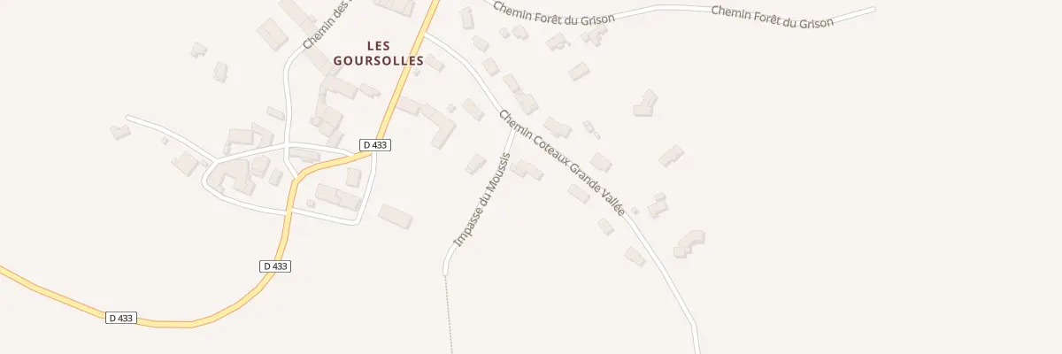 Plan du 1 Imp du Moussis à Étriac