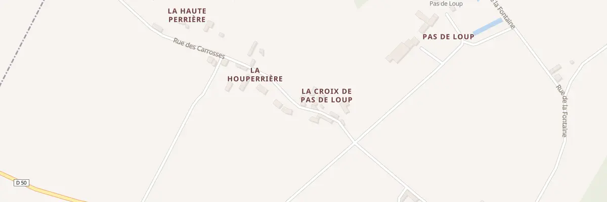 Plan du 8 Rue des Carrosses à Saix