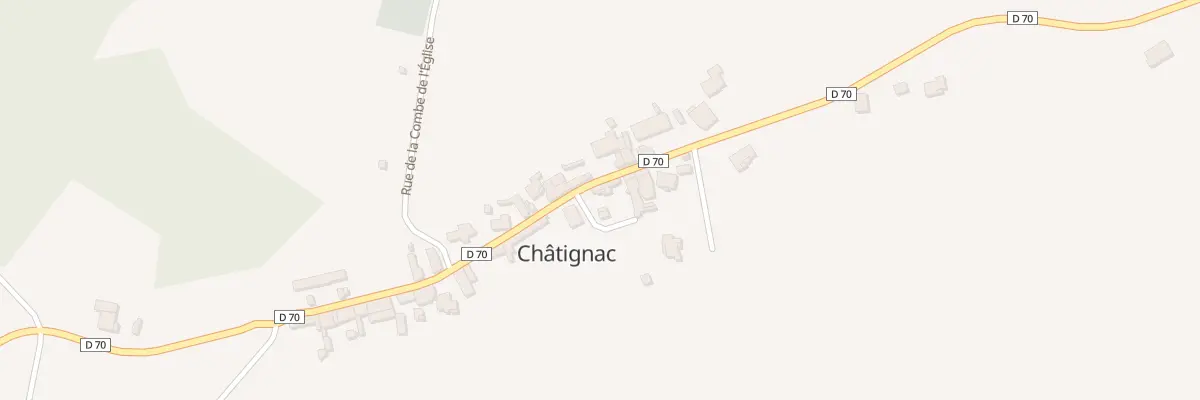 Plan du 5047 Le Bourg à Châtignac