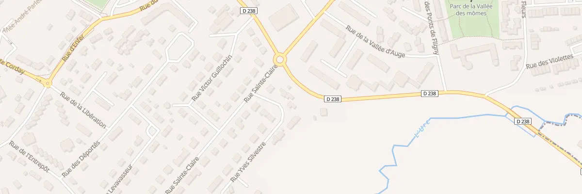 Plan du 58 Rue Yves Silvestre à Argentan