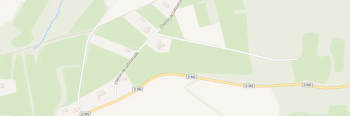 Plan du 5001 Chem Lahourcade à Lahitte-Toupière