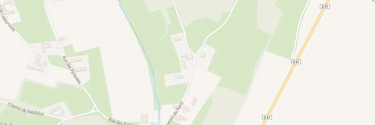 Plan du 207 Che du Barry à Casteide-Doat