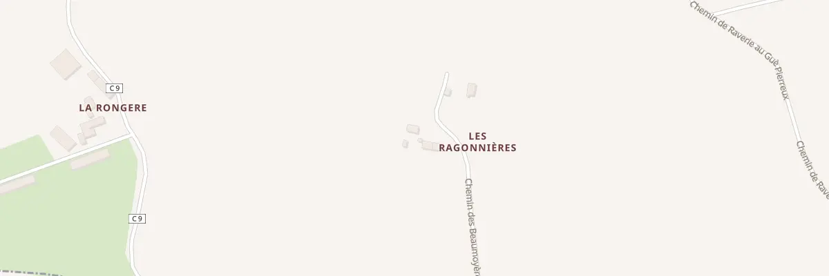 Plan du 5163 Les Ragonnieres à Ségrie
