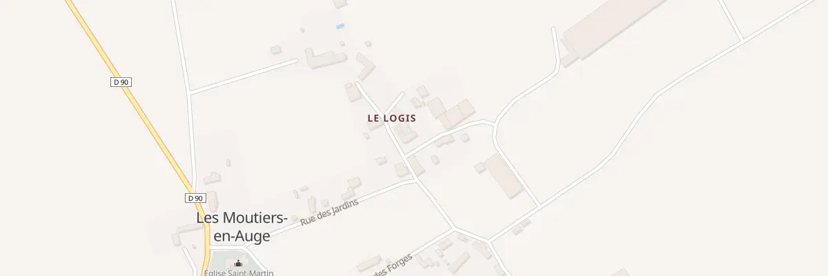 Plan du 5058 Le Jardin aux Moutiers-en-Auge
