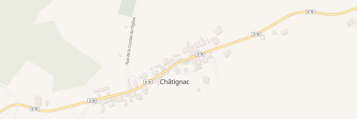 Plan du 21 Rte des Fours A Pains à Châtignac