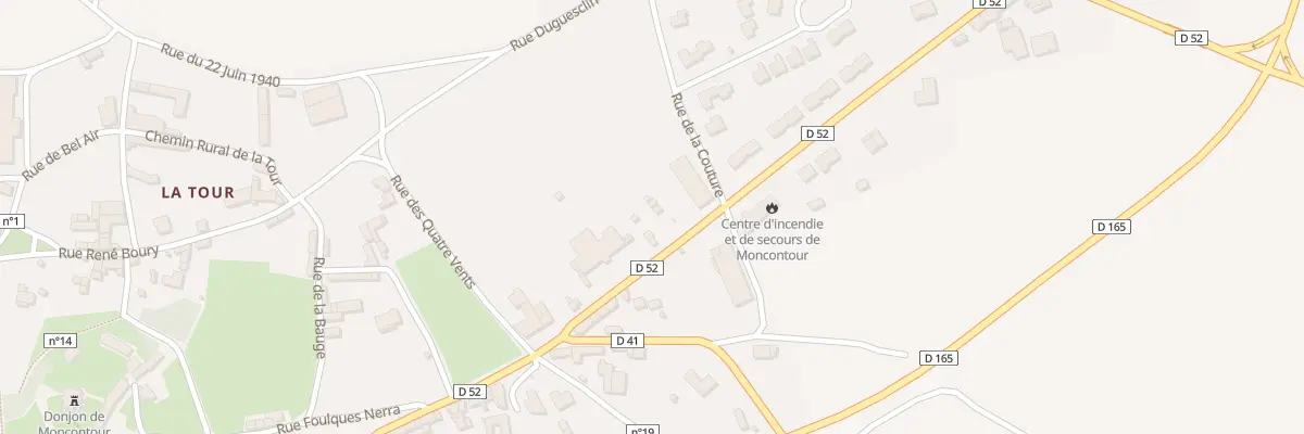 Plan du 5 Av Charlemagne à Moncontour