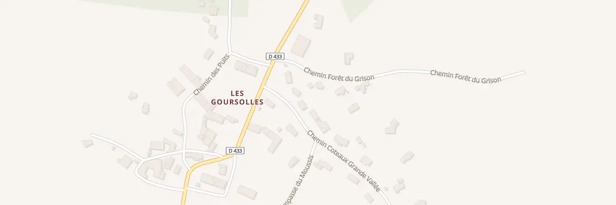 Plan du 3 Che Coteaux Grande Vallée à Étriac