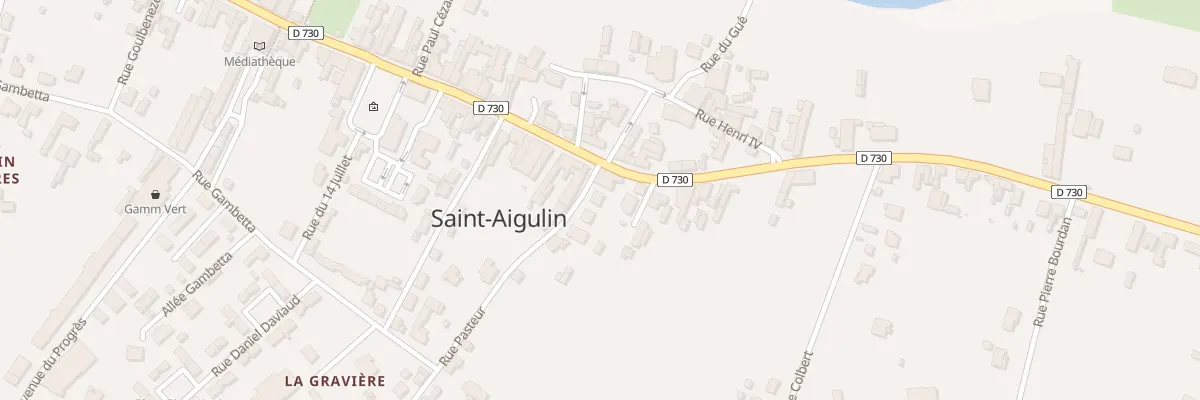 Plan du 1 Rue Pasteur à Saint-Aigulin