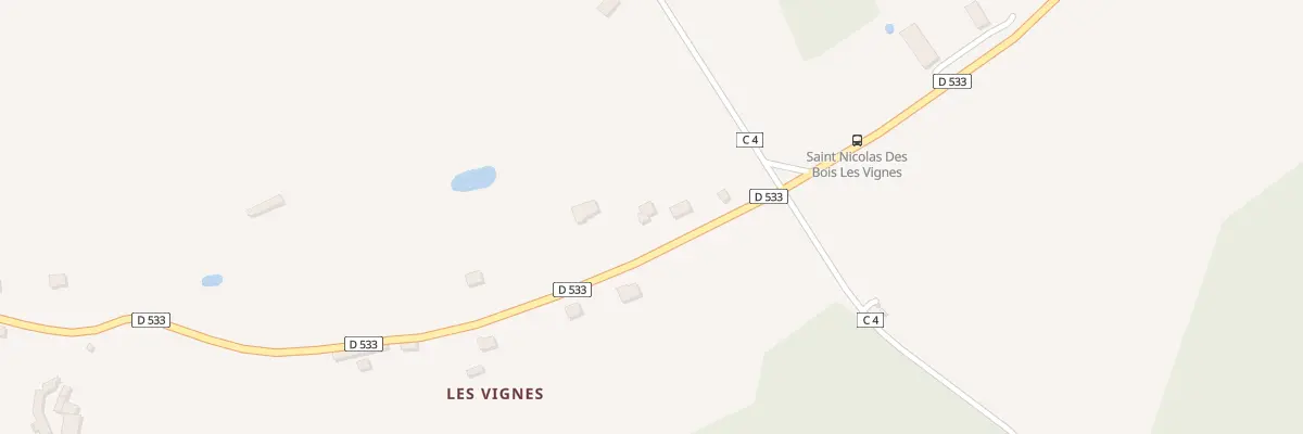 Plan du 37B Les Vignes à Saint-Nicolas-des-Bois