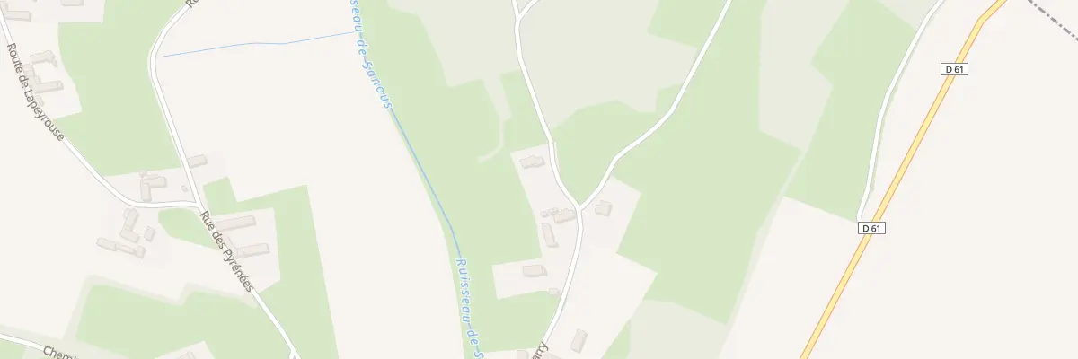 Plan du 272 Che du Barry à Casteide-Doat