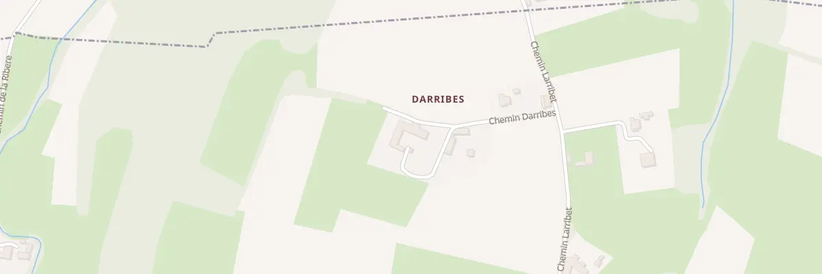 Plan du 5020 Darribes à Tarasteix