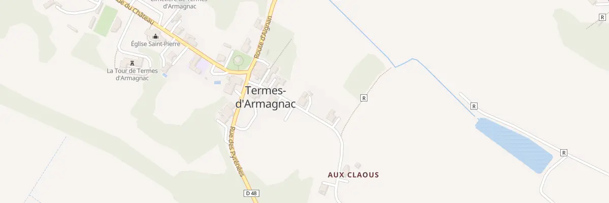Plan du 115 Rue de la Colline à Termes-d’Armagnac