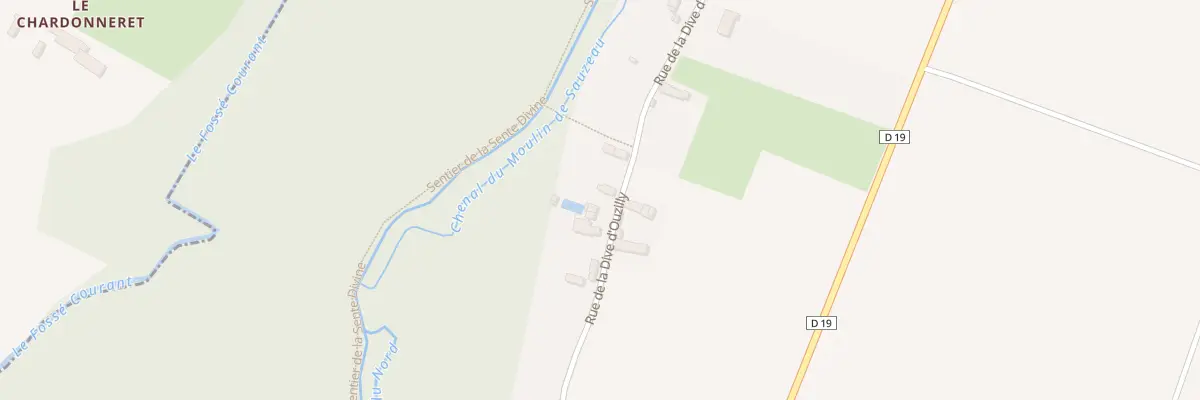 Plan du 22 Rue de la Dive d’Ouzilly à Moncontour