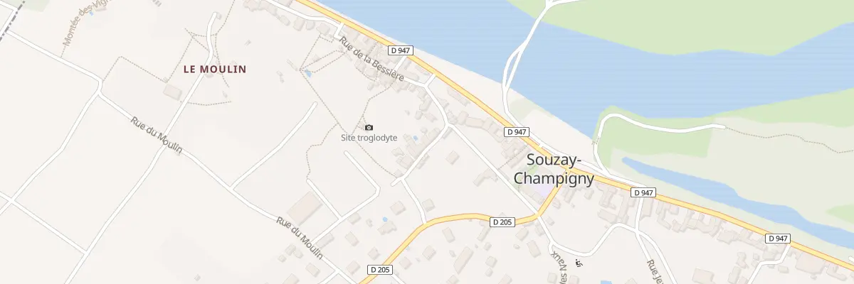 Plan du 6 Rue de la bonne à Souzay-Champigny