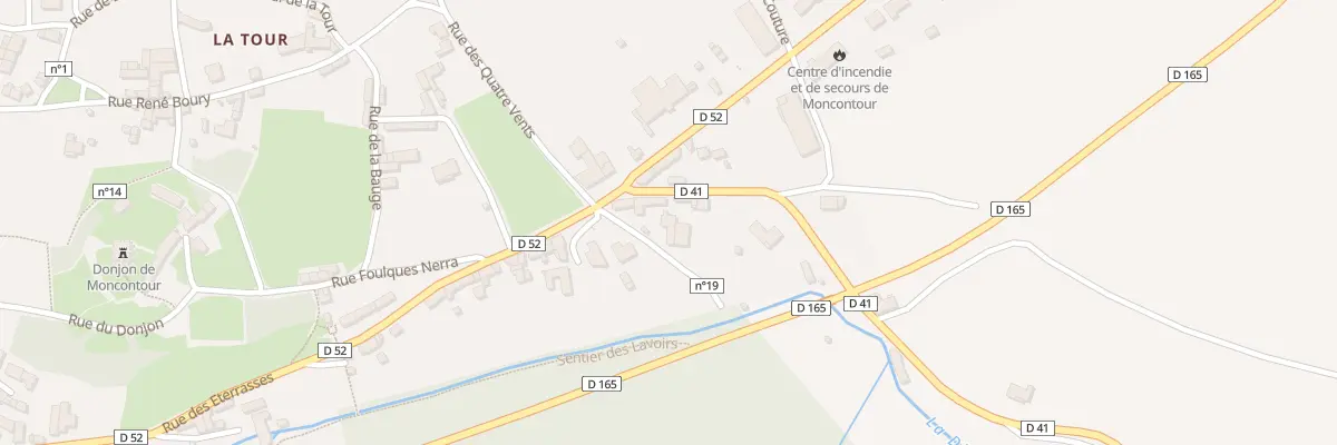 Plan du 4 Rue de la Belle Croix à Moncontour