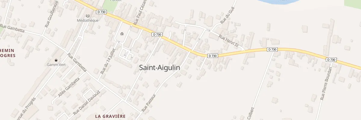 Plan du 5191A Rue Pasteur à Saint-Aigulin