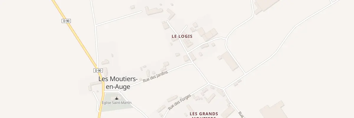 Plan du 5006 Le Logis aux Moutiers-en-Auge
