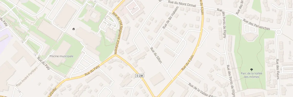 Plan du 2 Rue du Sillon à Argentan