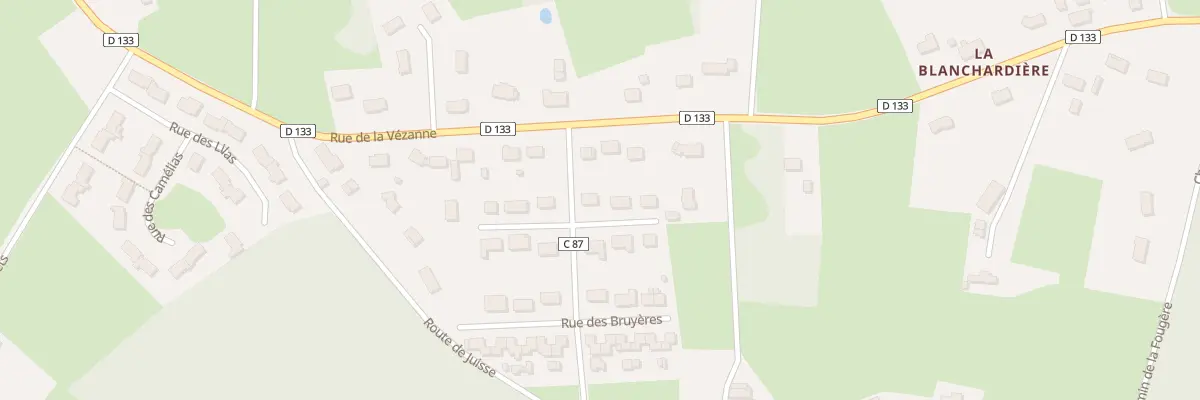 Plan du 8 Rue Auguste Nourry à Mézeray