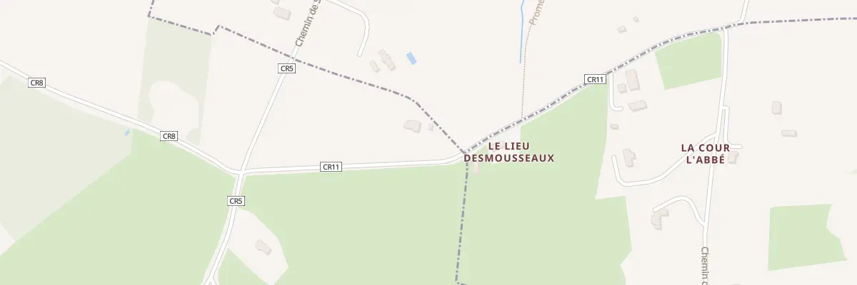 Plan du 161 Che du Mignan à Gonneville-sur-Mer