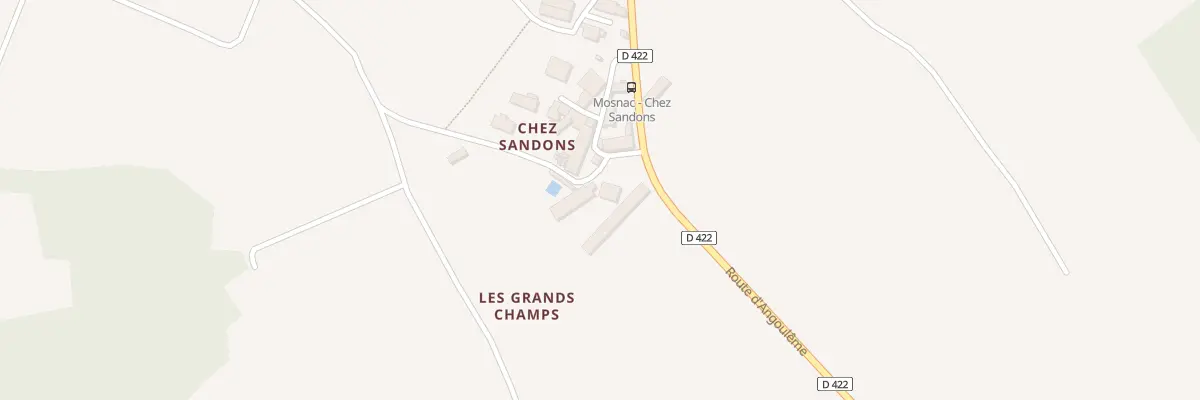 Plan du 22 Rte d’Angoulême à Mosnac-Saint-Simeux