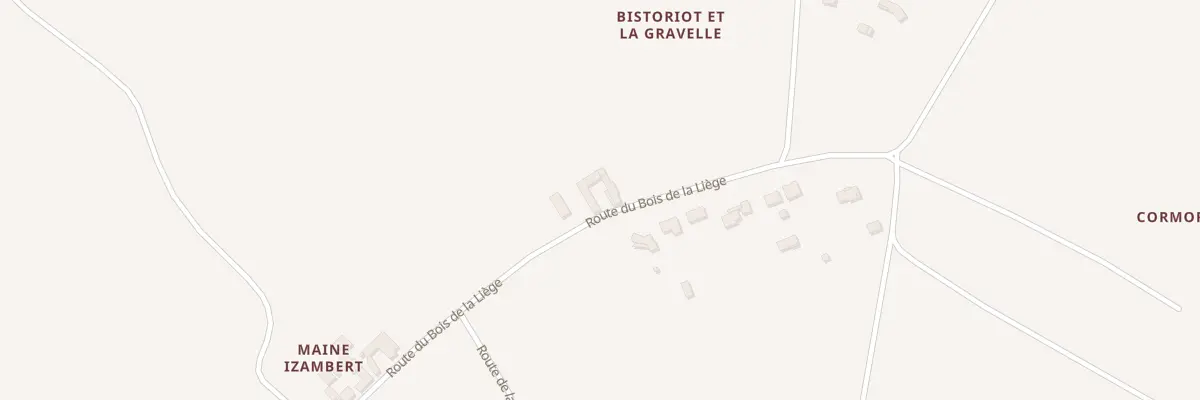 Plan du 25 Rte du Bois de la Liège à Mosnac-Saint-Simeux
