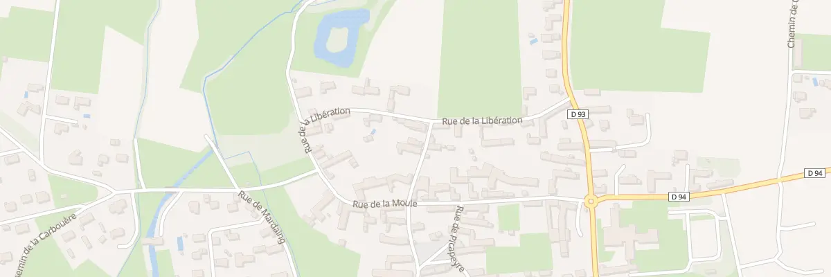 Plan du 13 Rue de Bigorre à Azereix