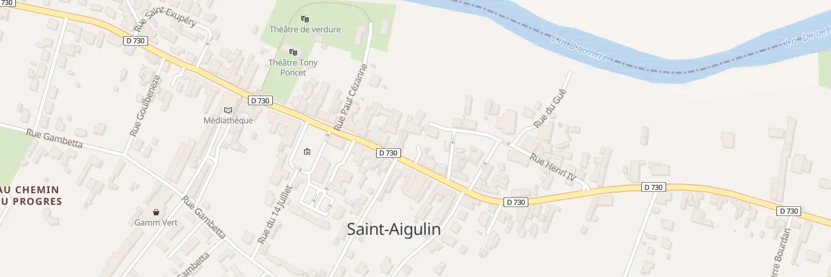 Plan du 89 Rue Victor Hugo à Saint-Aigulin