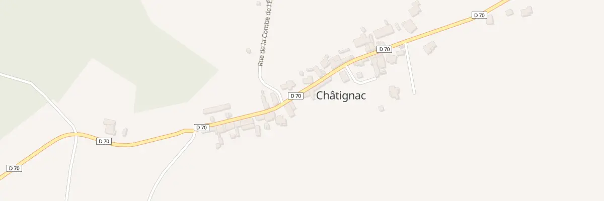 Plan du 24 Rte des Fours A Pains à Châtignac