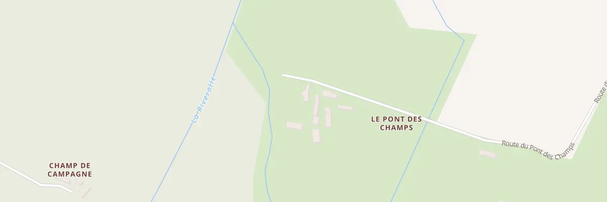 Plan du 1687 Rte du Pont des Champs à Mouliherne