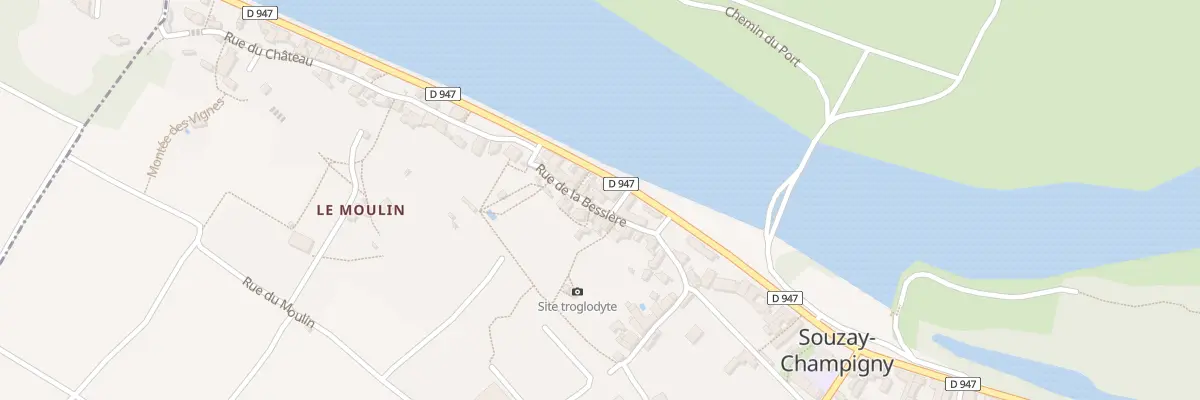 Plan du 7 Rue de la bessière à Souzay-Champigny